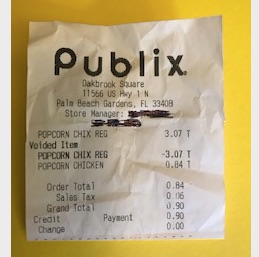receipt w error