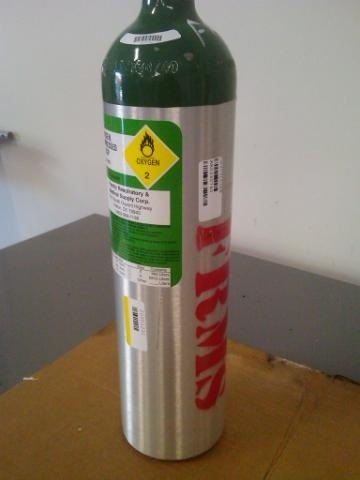 barcoded oxygen cylinder