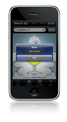 BeerCloud app for iphone
