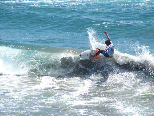 QR Code at the US Open of Surfing